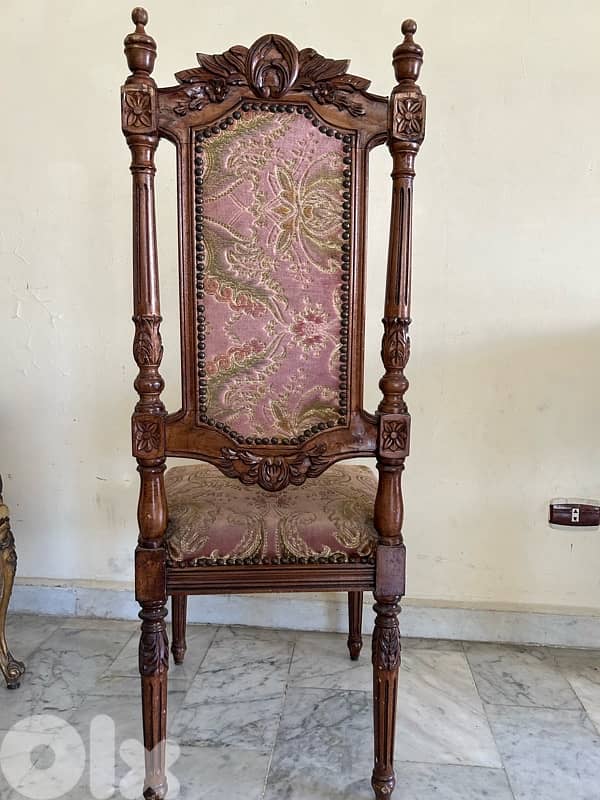 Set of 4 Antique Style Carved Chairs (Baroque/Renaissance Revival) 2
