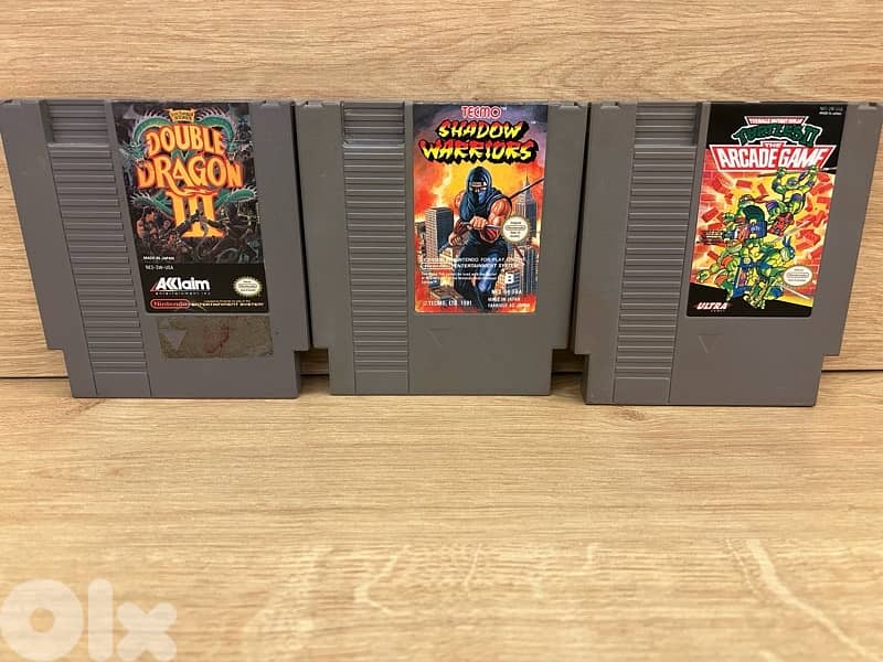 3 Nintendo nes games-retro sega 0