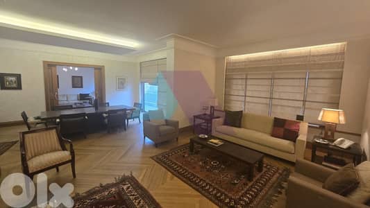 fully furnished 400 m2 apartment 4rent in Hamra/Le Bristolشقة في الحمر