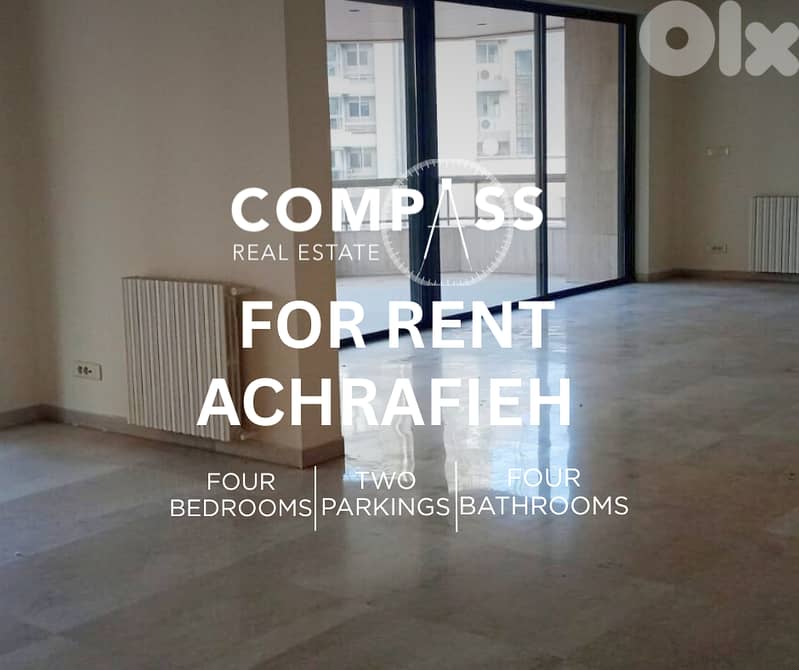 unfurnished apartment of 380sqm on the 5th floor for rent achrafieh 0