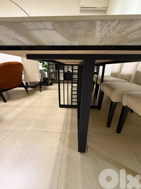 Marbel look dining table 1