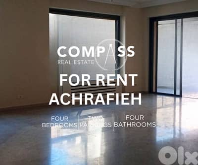 unfurnished apartment of 450sqm on the 4th floor for rent ACHRAFIEH