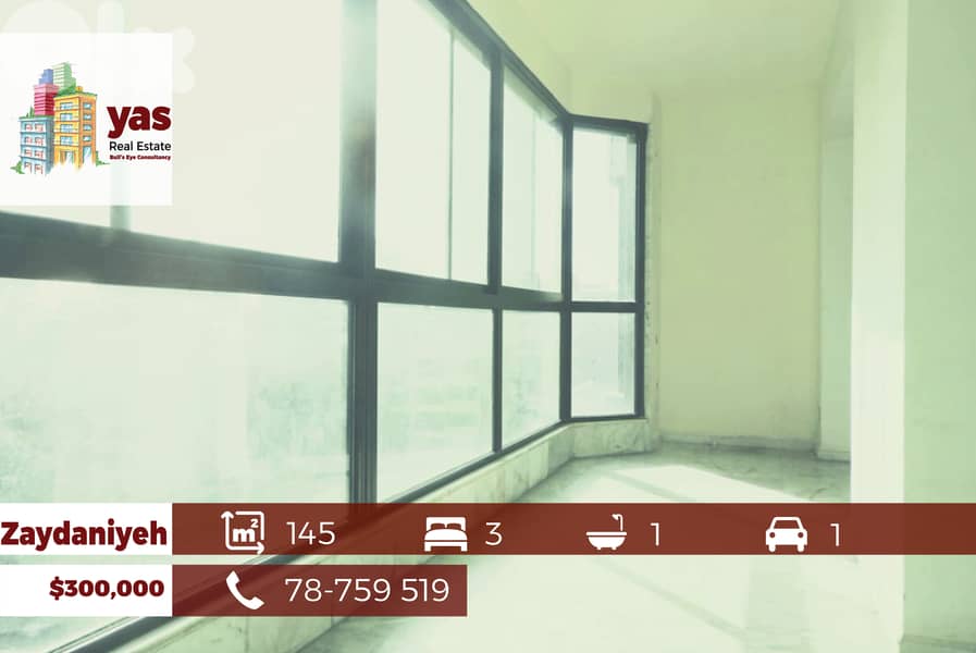 Zaydaniyeh 145m2 | Prime Location | Need Renovation | RM 0