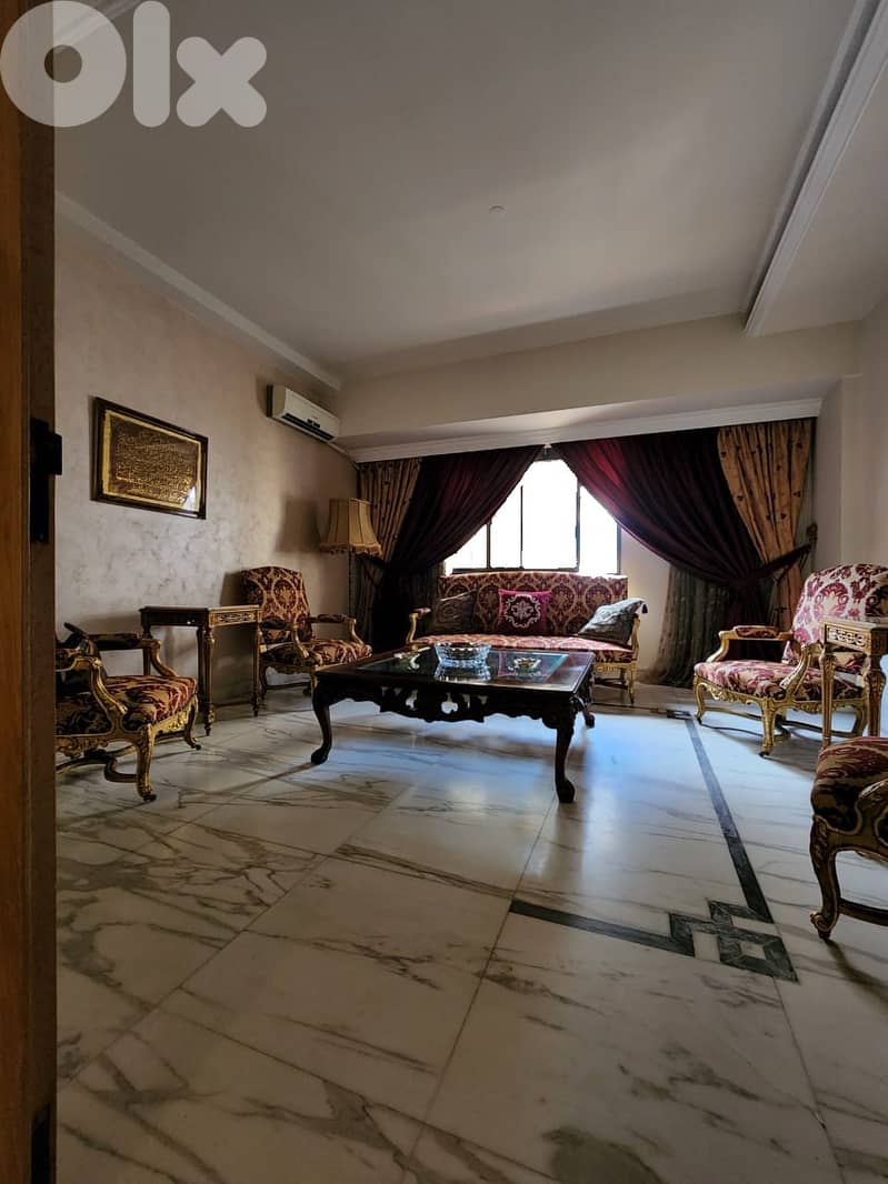 FURNISHED APT IN RAMLET EL BAYDA PRIME (430SQ) 4 BEDROOMS , (JNR-174) 0