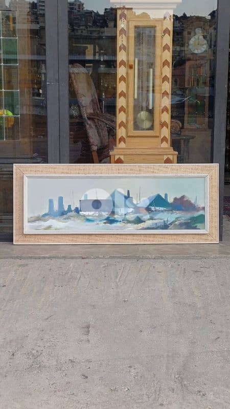 لوحة رسم زيتي اوروبية 1