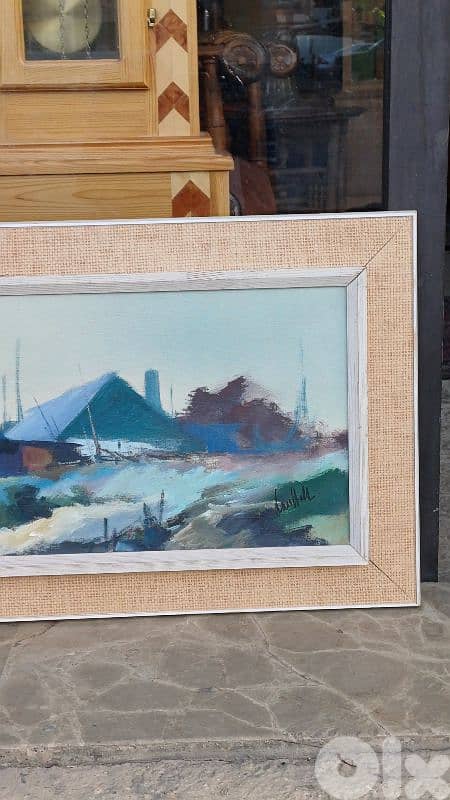 لوحة رسم زيتي اوروبية 3