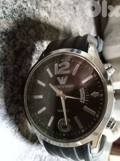 watch emporio armani quartz