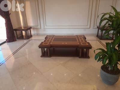 Coffee table and side tables
