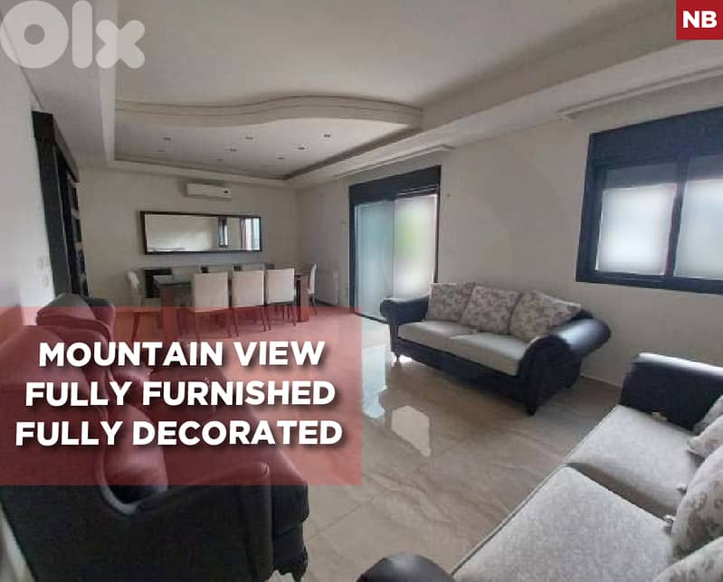 mountain view - fully furnished - fully decorated - AWKAR REF#NB128458 0