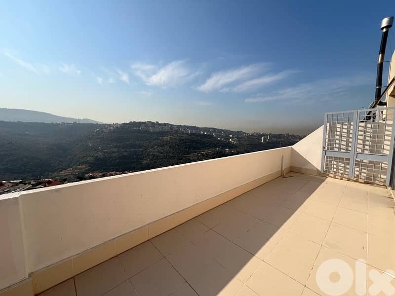 Rooftop Apartment for Rent in Mansourieh 0
