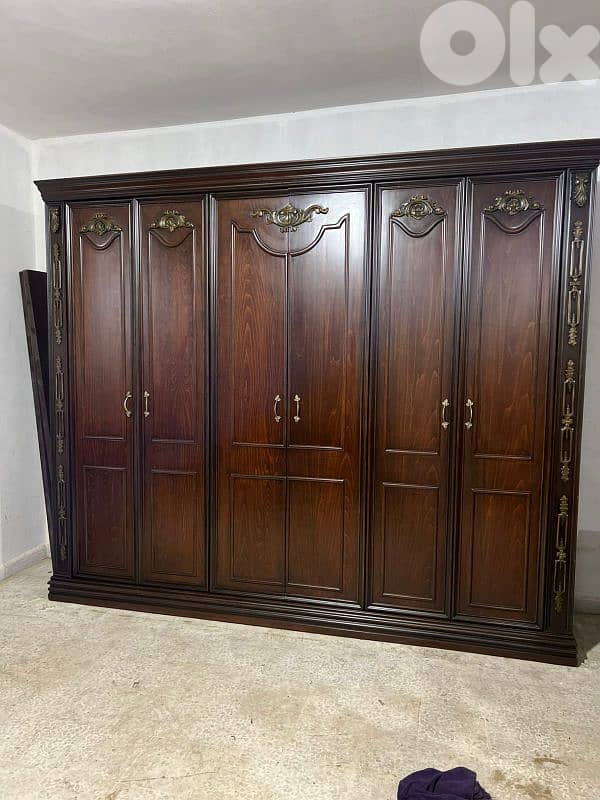 اوضة نوم شغل توصاية خشب زان ولاتي كلا ملبسة قشرة 11