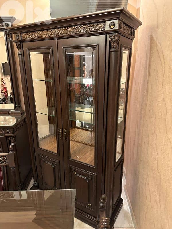 اوضة سفرة ملكية خشب زان ولاتي كلا ملبسة قشر زان 4