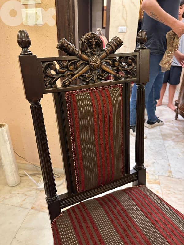 اوضة سفرة ملكية خشب زان ولاتي كلا ملبسة قشر زان 6