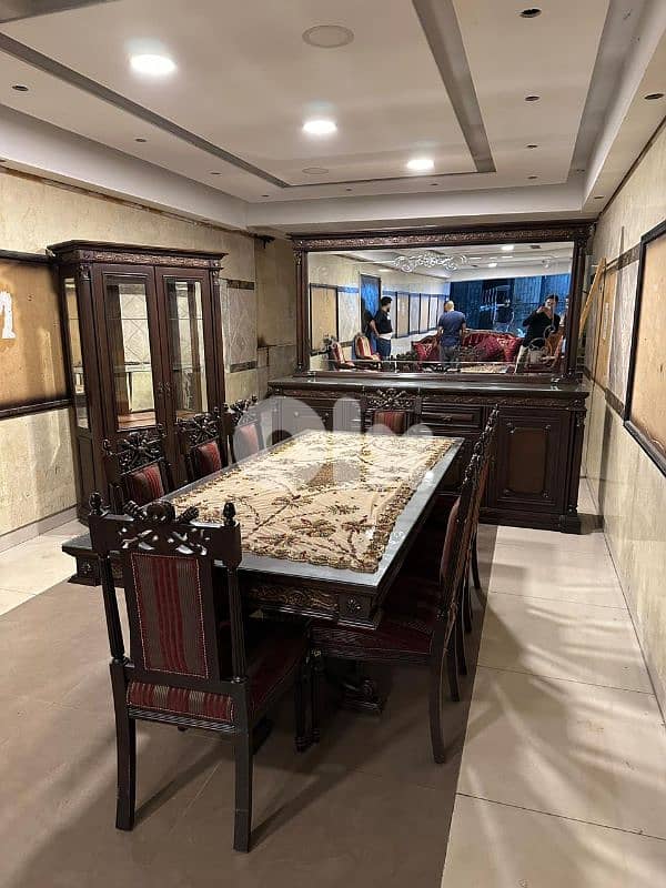 اوضة سفرة ملكية خشب زان ولاتي كلا ملبسة قشر زان 13