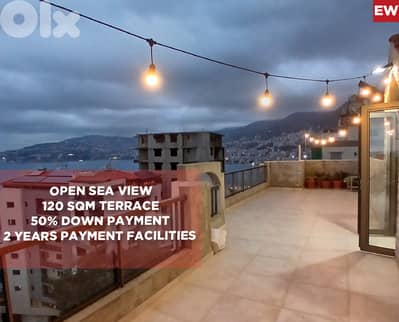 luxury, prestigious building, terrace, sea view, kaslik REF#EW128464