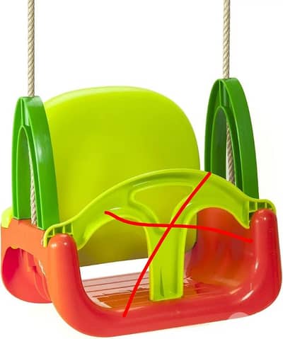 green garden swing 2 in 1 up to 60kg