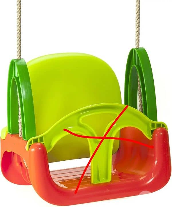 green garden swing 2 in 1 up to 60kg 0