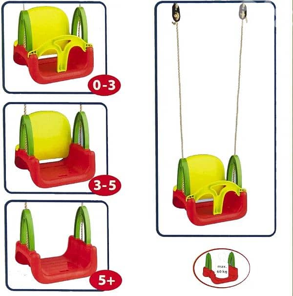 green garden swing 2 in 1 up to 60kg 1
