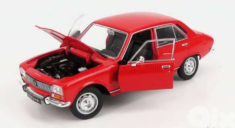 Peugeot 504 1974 diecast car model 1;24 3
