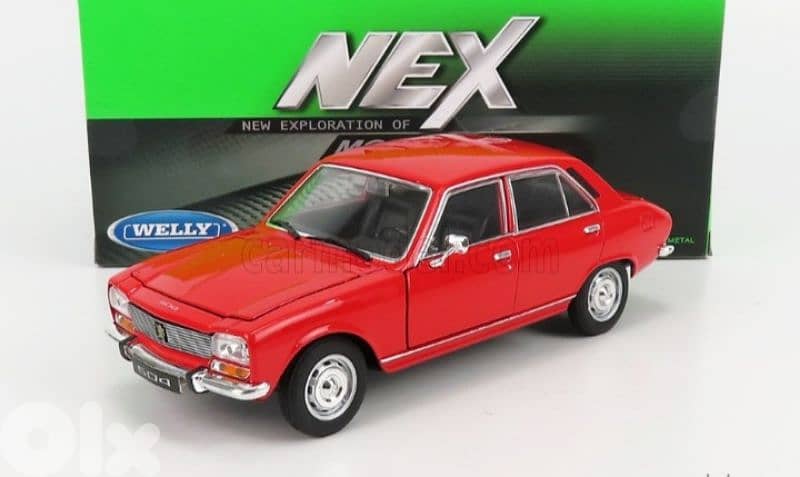 Peugeot 504 1974 diecast car model 1;24 4
