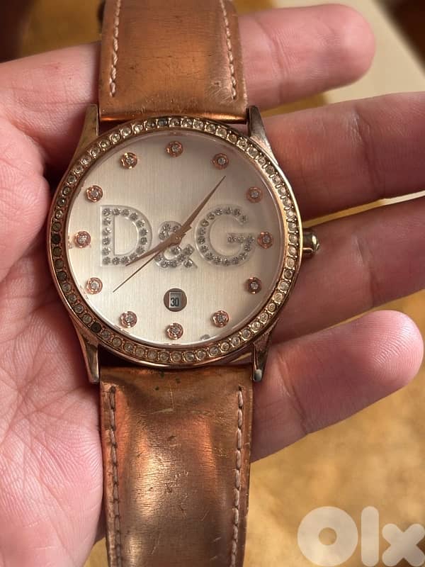 D&G stylish crystal fashion watch 0
