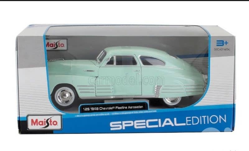Chevrolet Fleetline Aerosedan 1948 diecast car model 1;24 4