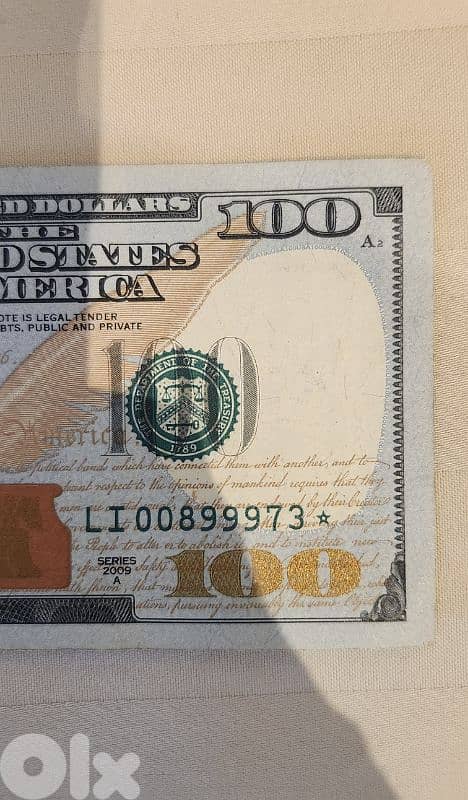 RARE 100 $ with star 0