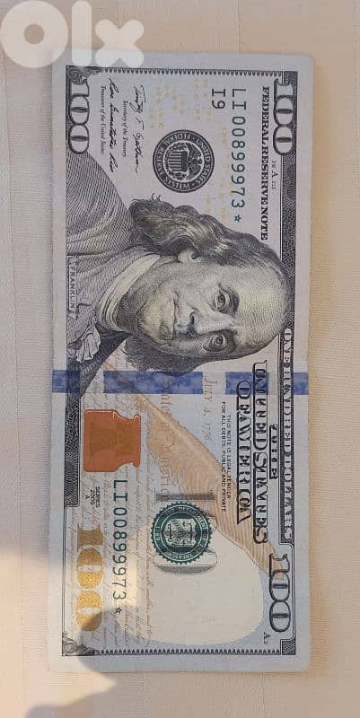 RARE 100 $ with star 1