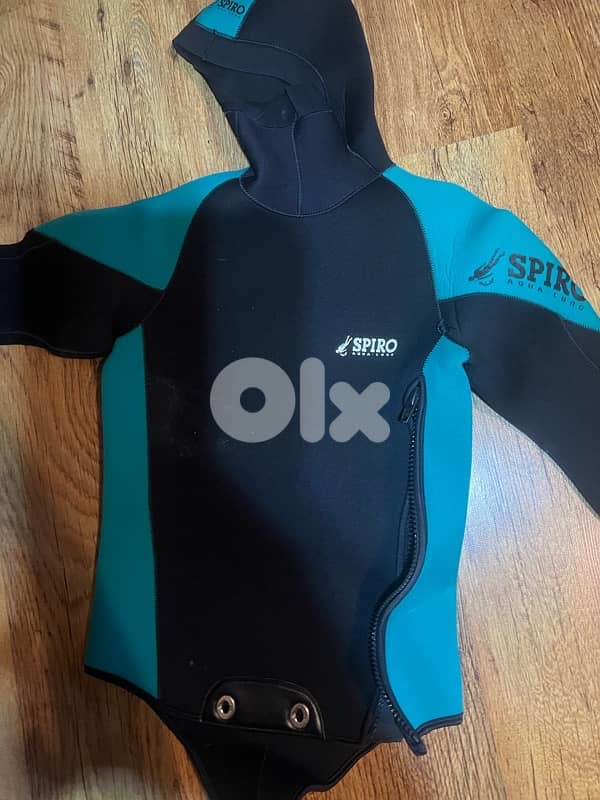 spiro full diving suit thermal+ flippers 1