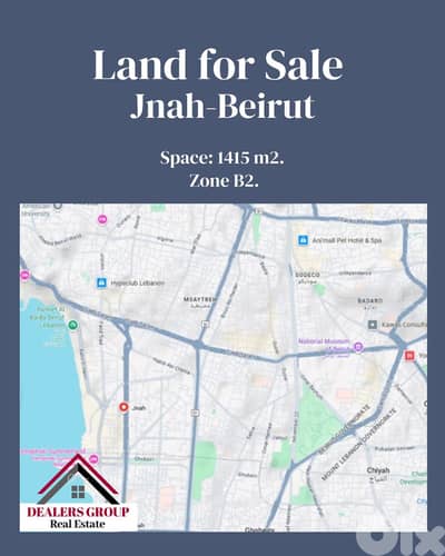 Land For sale in Jnah - Beirut