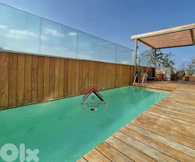 Private Pool+Terrace! Sea View Modern Penthouse Duplex for sale Saifi