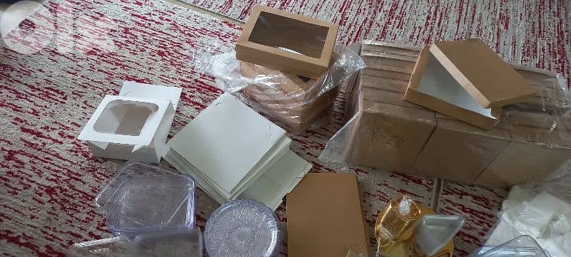 مجموعة اغراض للباكيجينغ لبيع الحلو والاكل 2