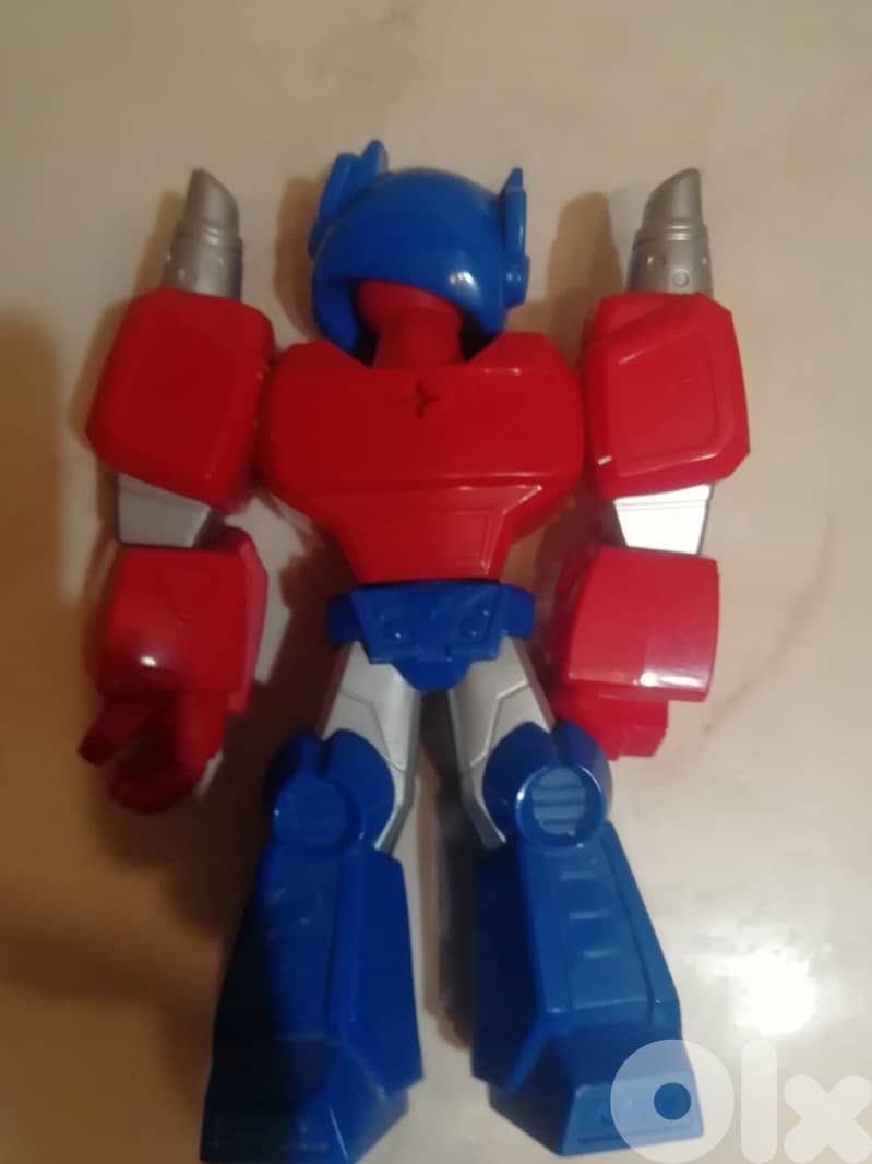 Transformers Mega Mighties Rescue Bot, Optimus Prime figurine 25 cm by 2