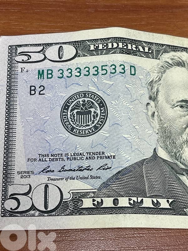 Diamond Serie Number 33333533 0