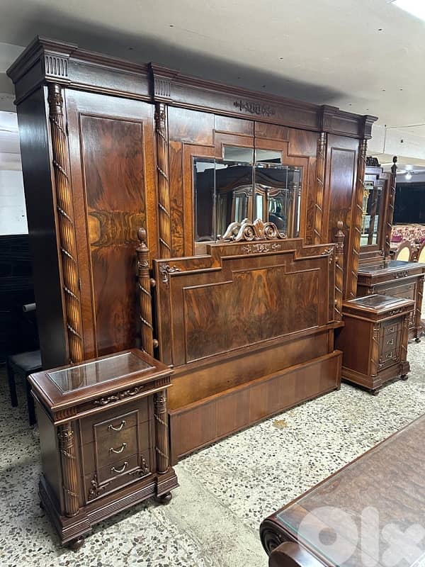 اوضة نوم خشب زان 5