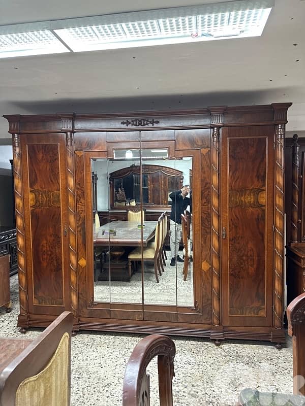 اوضة نوم خشب زان 6