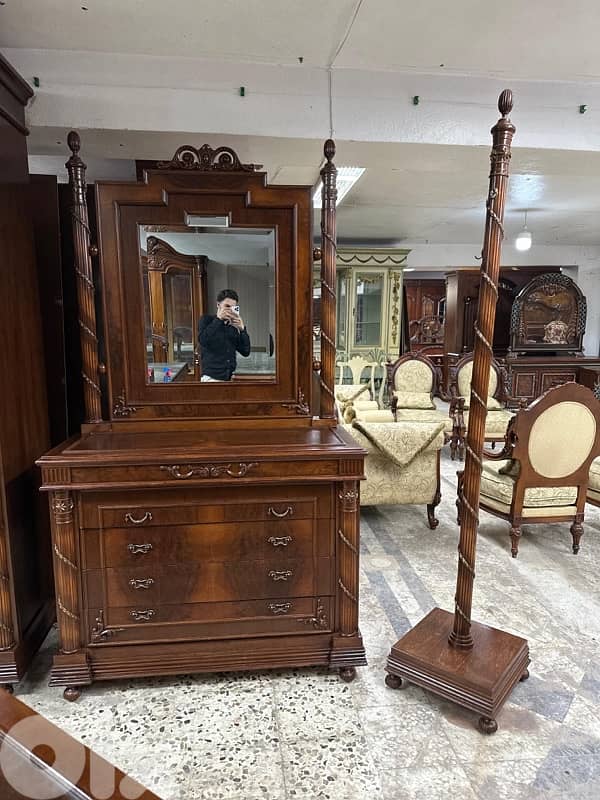 اوضة نوم خشب زان 10