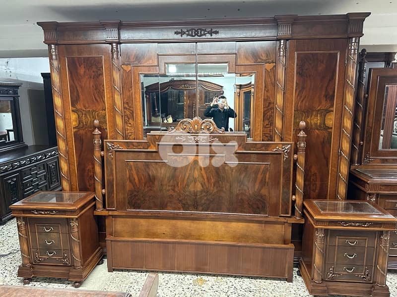 اوضة نوم خشب زان 12