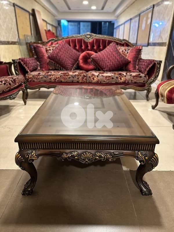 طقم صالون خشب زان 2