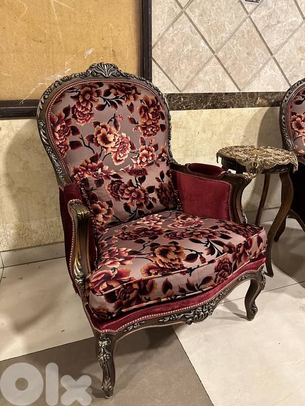 طقم صالون خشب زان 11