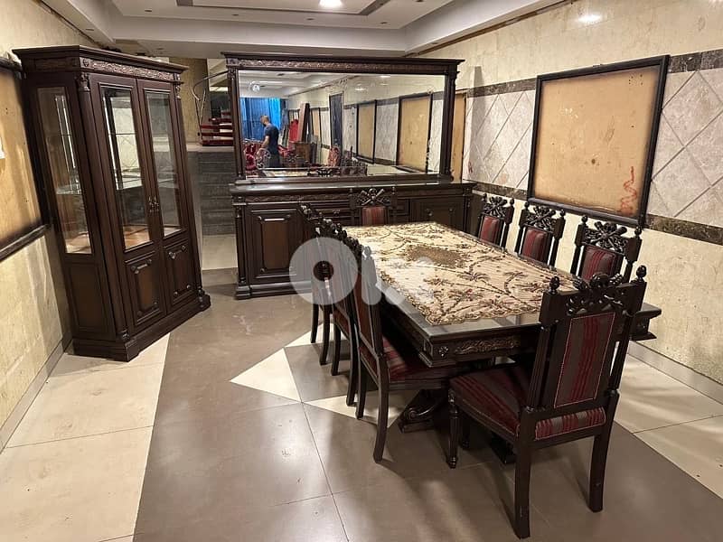 اوضة سفرة خشب زان 0