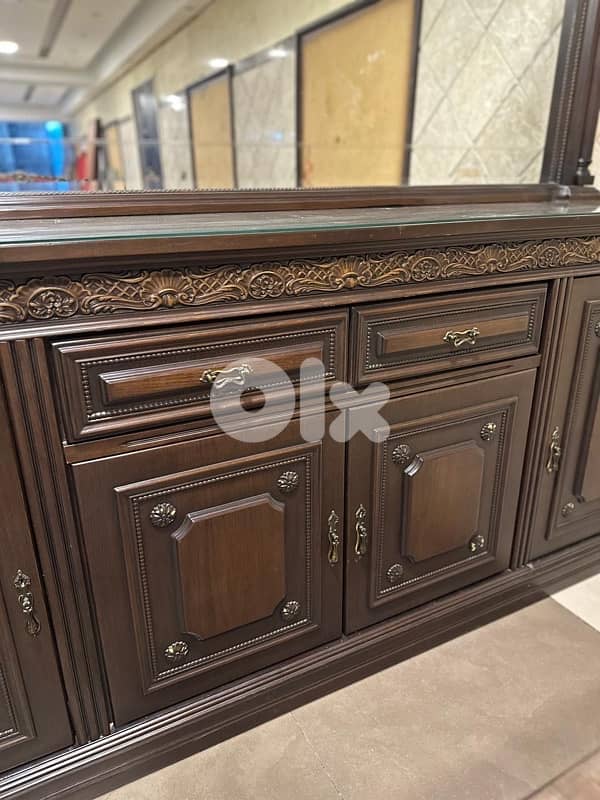 اوضة سفرة خشب زان 7