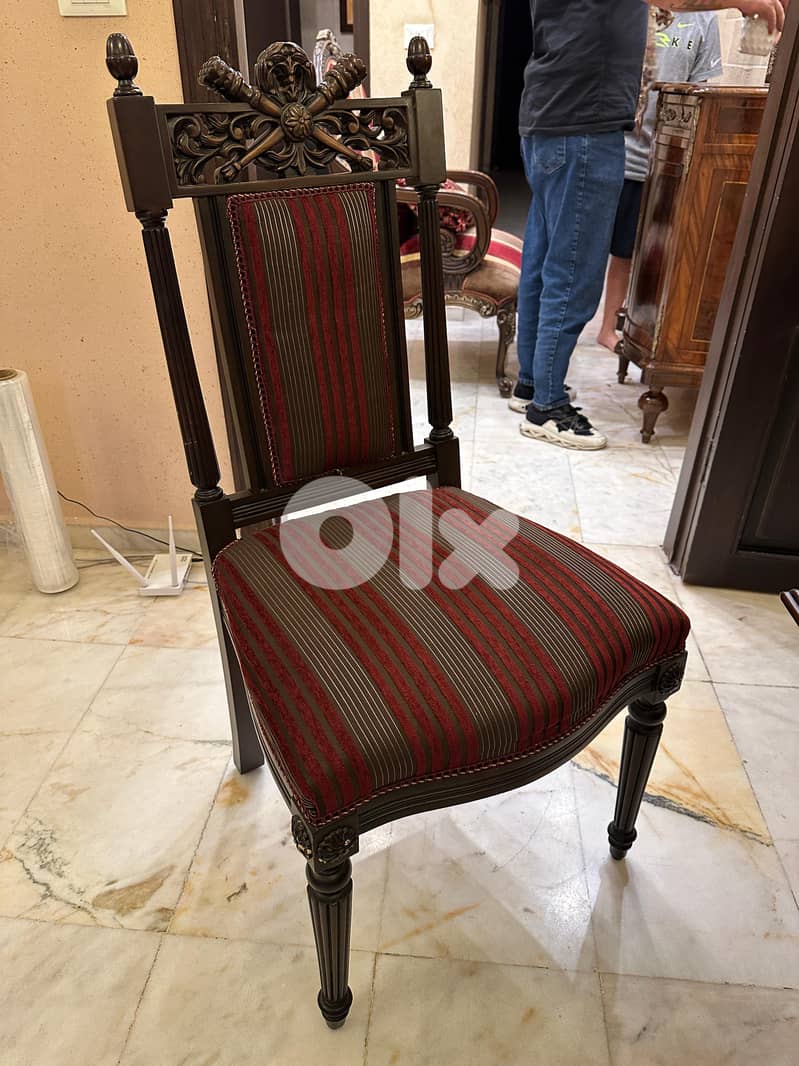 اوضة سفرة خشب زان 14