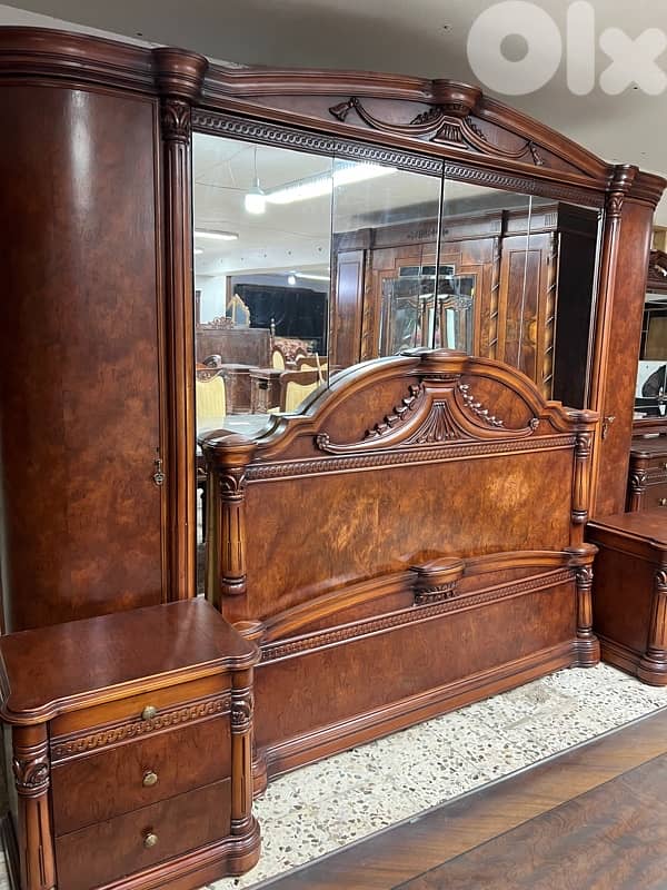 اوضة نوم خشب زان 4