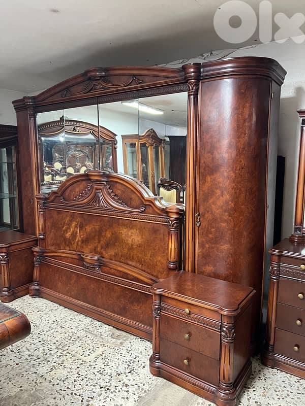 اوضة نوم خشب زان 5