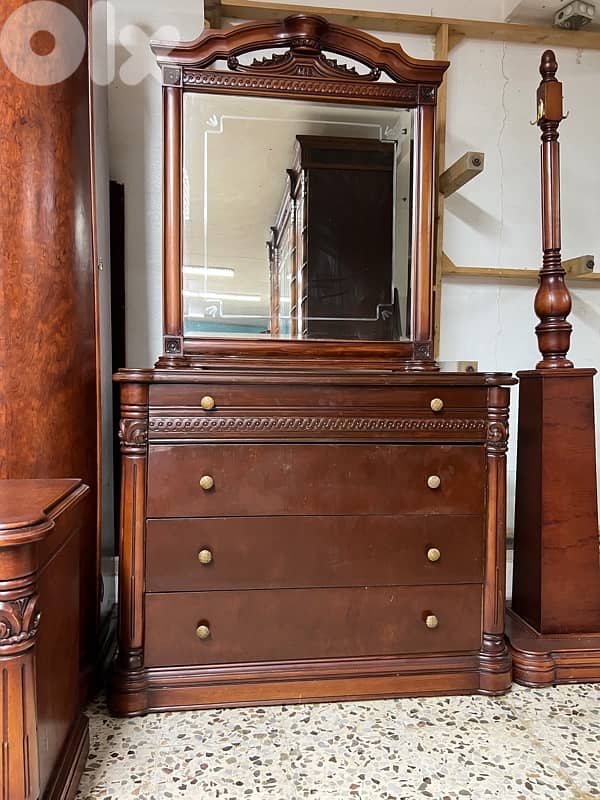 اوضة نوم خشب زان 7