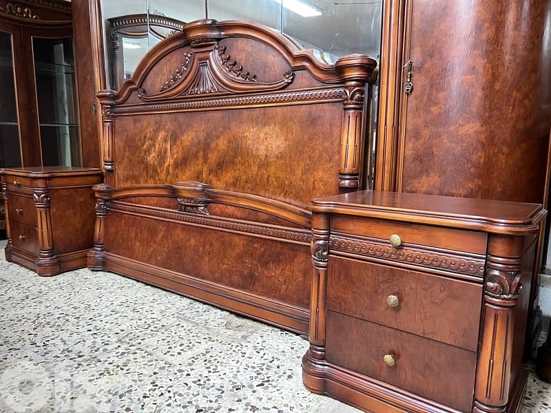 اوضة نوم خشب زان 9