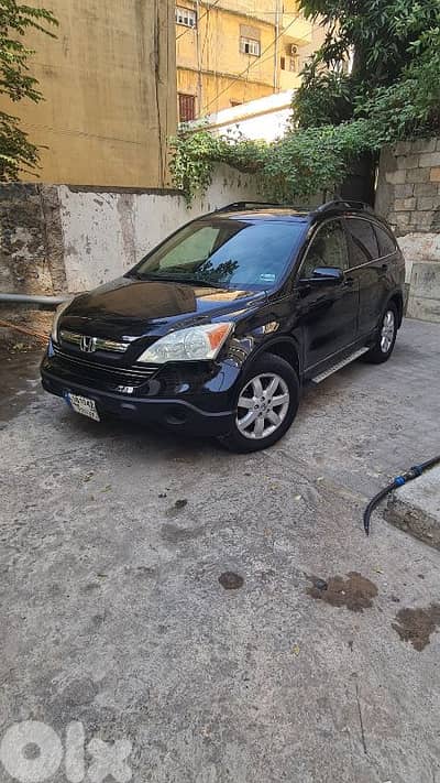 Honda CR-V 2007 black on black 4wheel