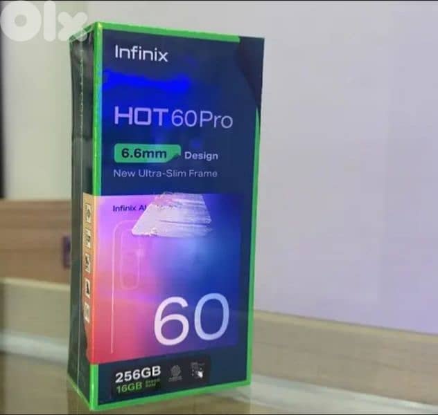 infinix hot 60 pro 256 8+8Gb ram like new 0