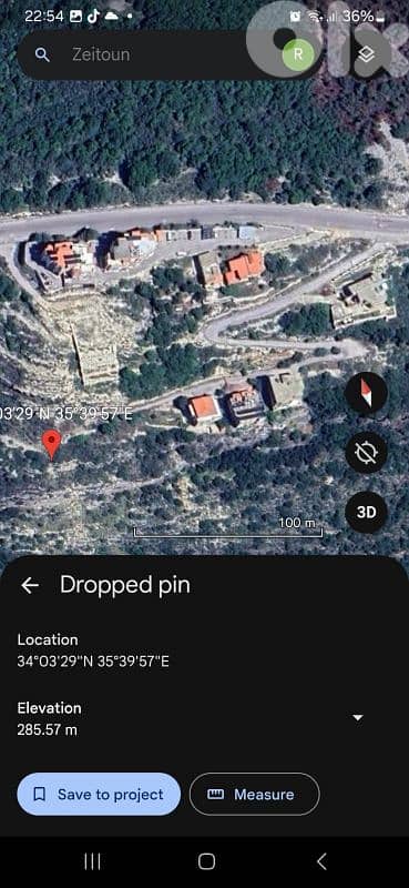 For sale Land in Zaitoun Keserwen 1